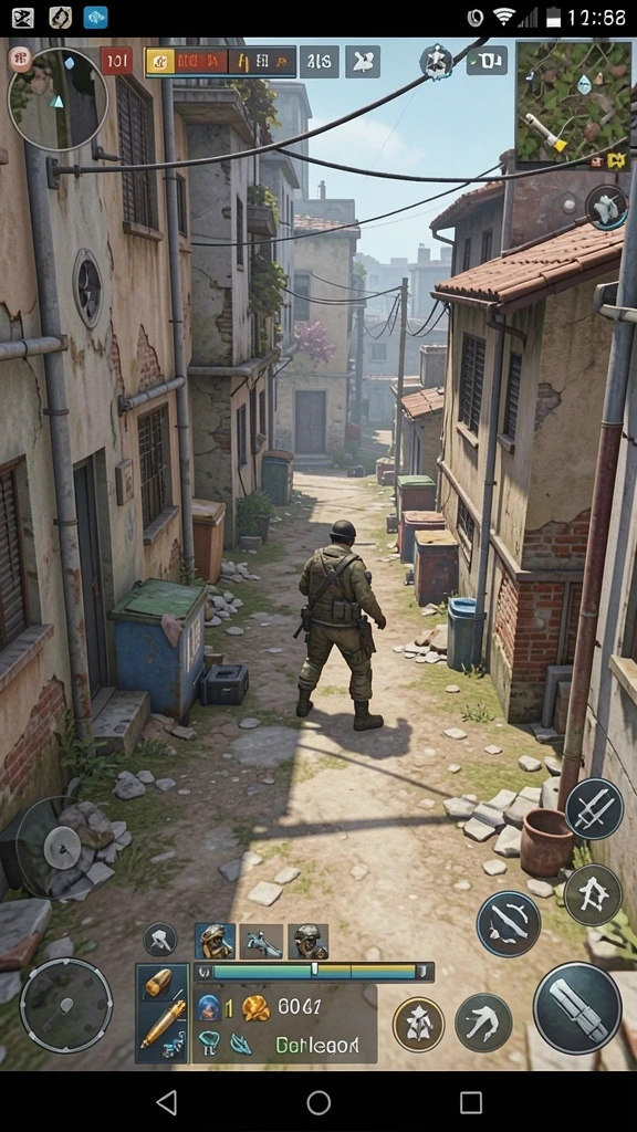 Tangkapan layar menunjukkan pemandangan indah dalam game.