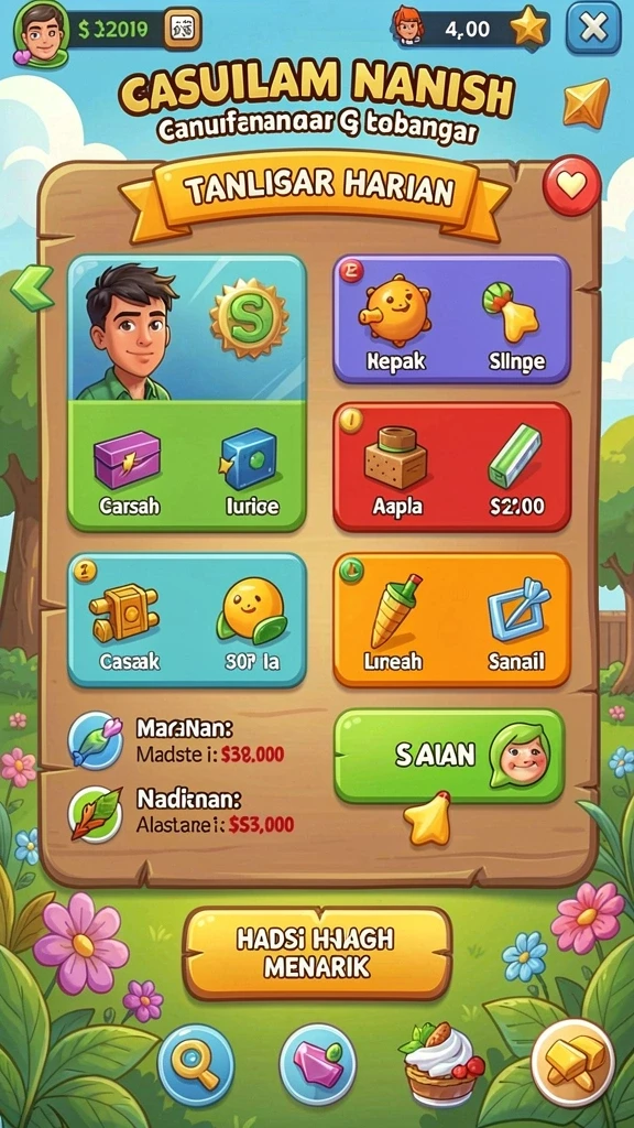 Fitur bonus harian yang menguntungkan bagi pemain.