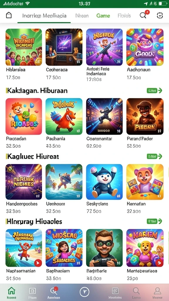 Tampilan antarmuka yang menarik dan intuitif.