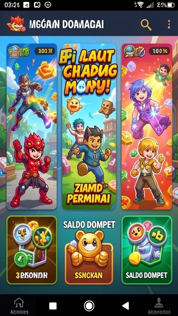 Level-level penuh tantangan yang menunggu untuk dijelajahi.