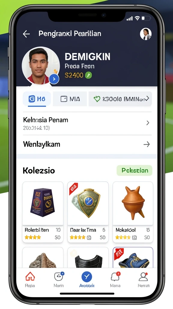 Tampilan karakter yang menarik dan unik.
