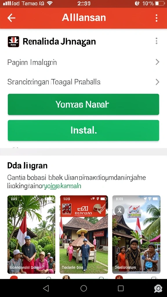 Level permainan yang penuh tantangan.