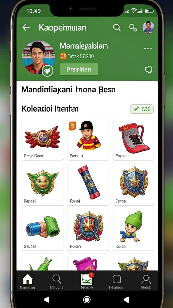 Tampilan antarmuka yang ramah pengguna.