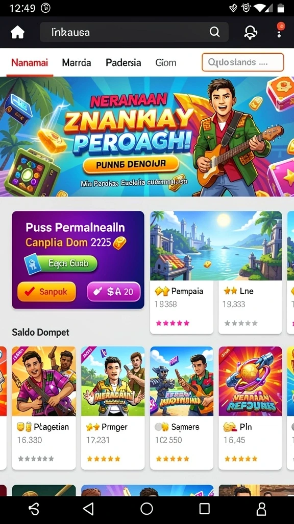 Karakter unik yang bisa dimainkan.
