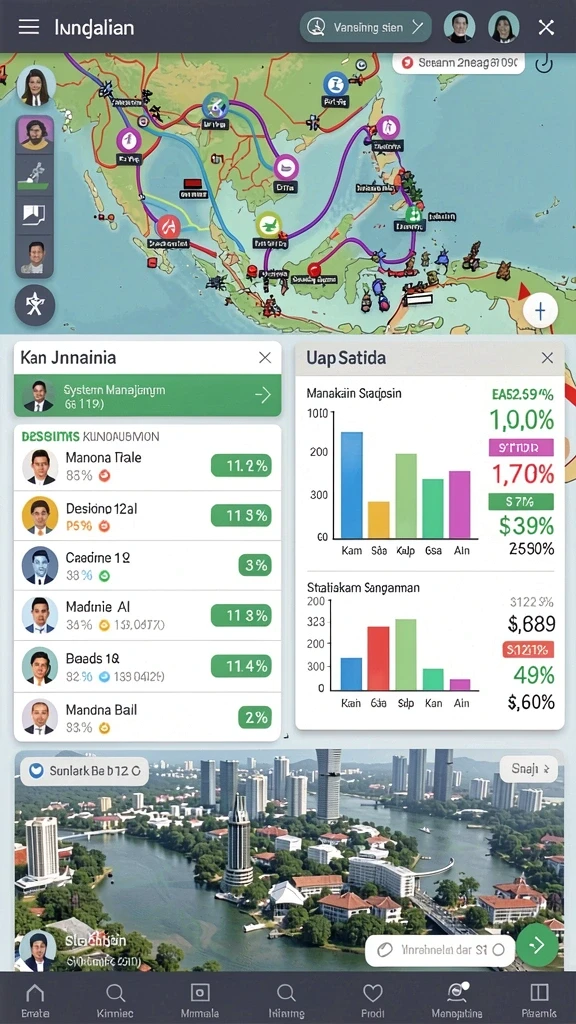 Screenshot dari level yang penuh tantangan dan keseruan.