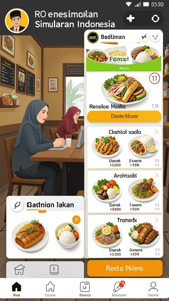 Desain grafis yang menarik dan modern.