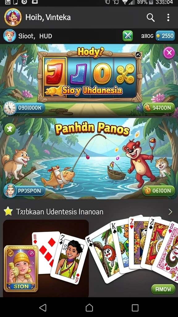 Tampilan antarmuka yang menarik dan user-friendly.