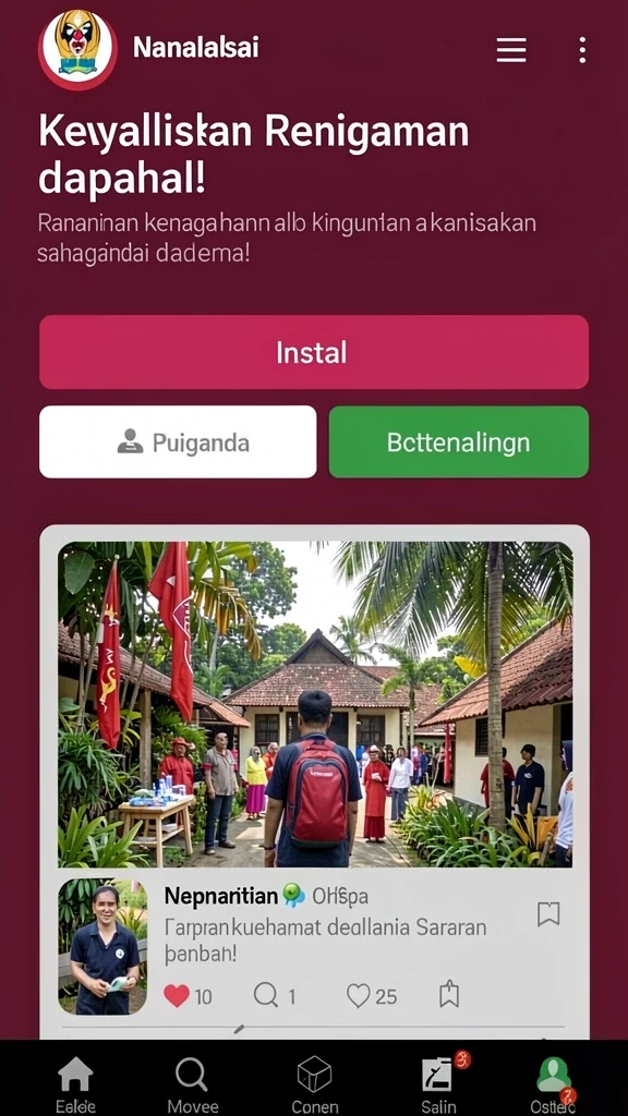 Tampak serunya gameplay di dalam level yang menantang.