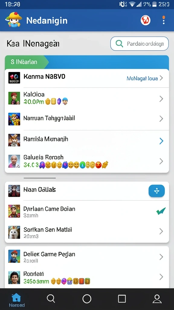 Tampilan antarmuka yang intuitif dan menarik.