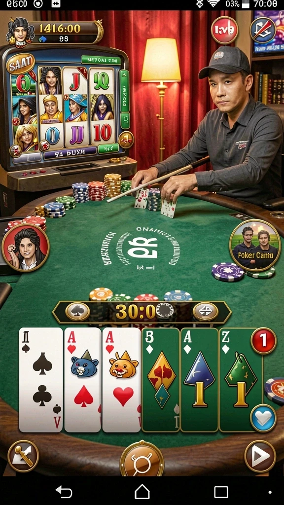 Screenshot menampilkan karakter utama dalam aksi pertarungan.
