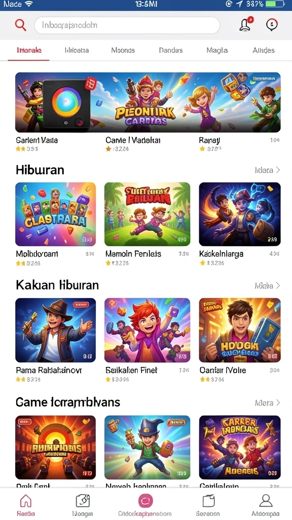 Tampilan antarmuka yang ramah pengguna.