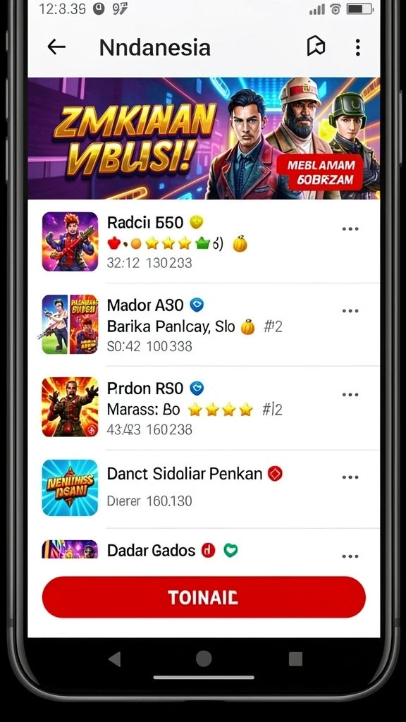 Pilihan permainan slot yang beragam dan seru.