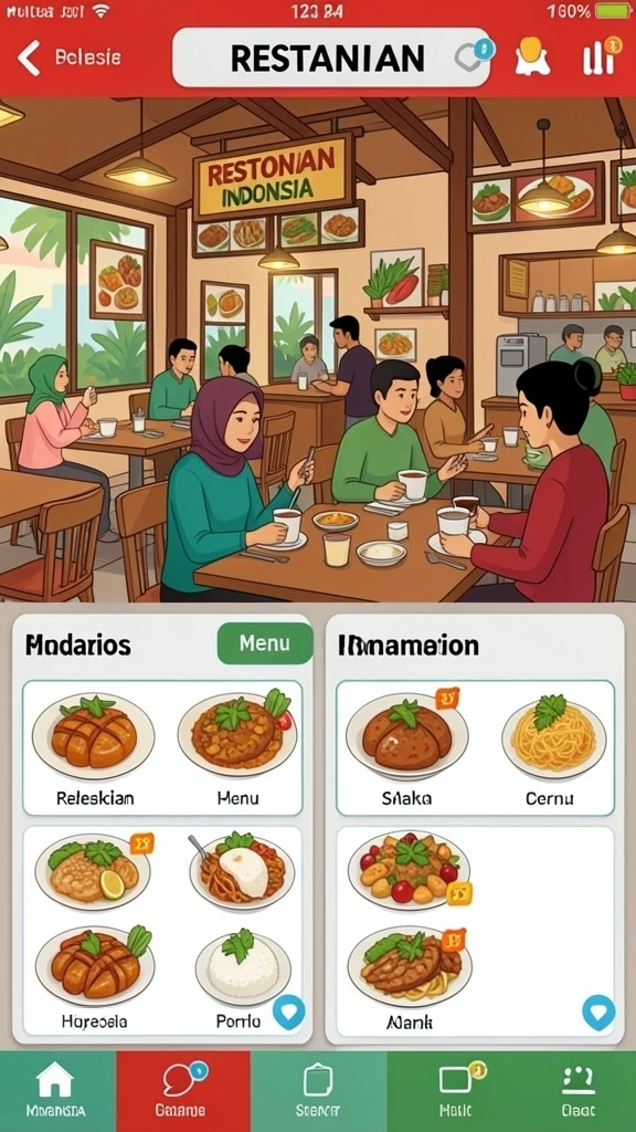 Tampilan grafis yang memukau dan detail karakter.