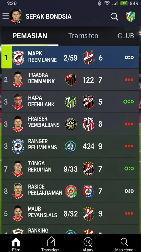 Tampilan menarik dengan karakter yang beragam.