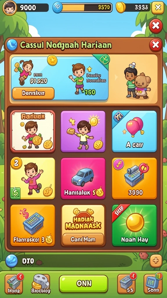 Pengaturan permainan yang memungkinkan variasi strategi.