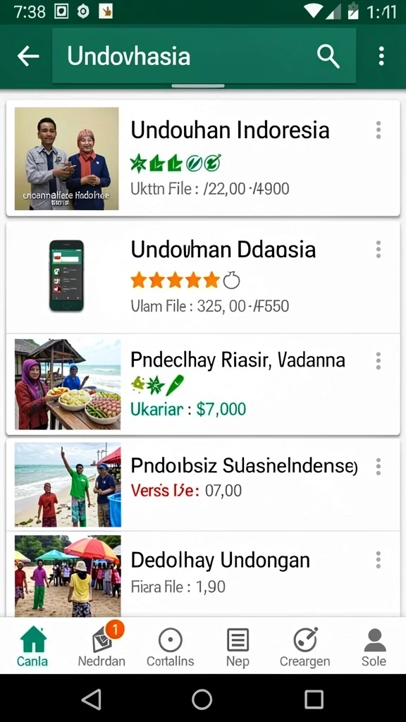 Berbagai pilihan permainan yang mengasyikkan.
