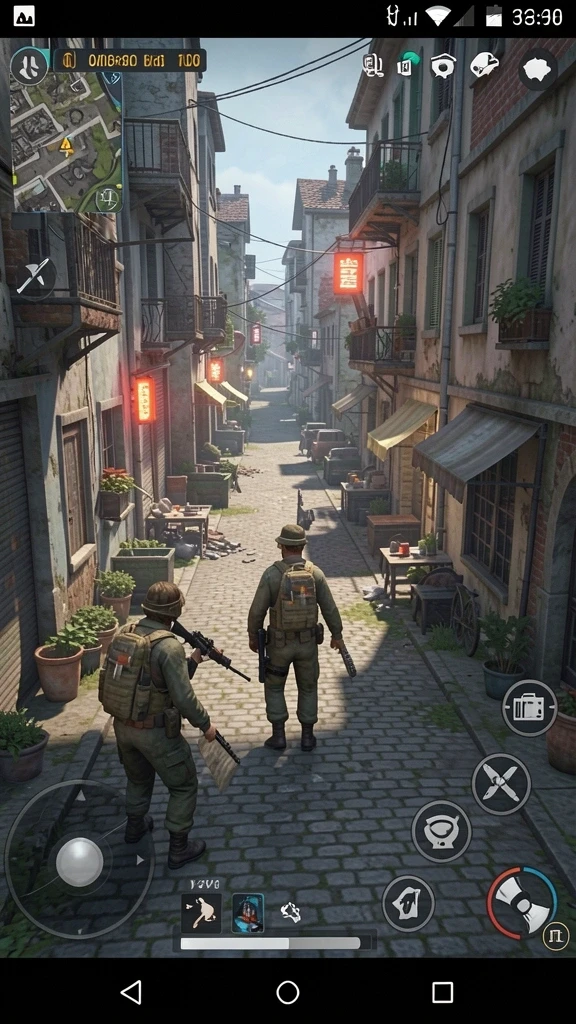Fitur multiplayer yang memungkinkan bermain dengan teman.