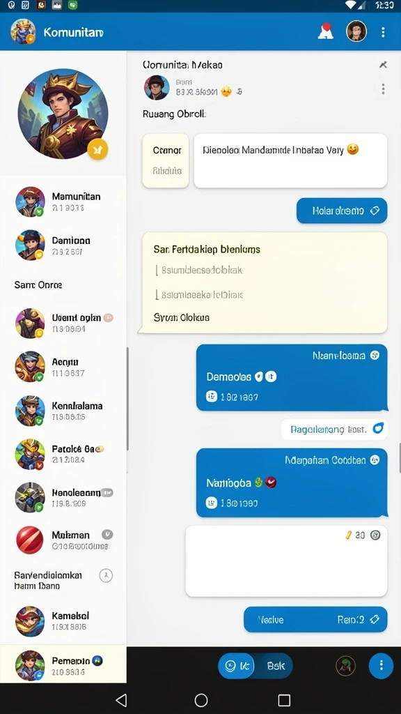 Tampilan antarmuka yang menarik dan user-friendly.