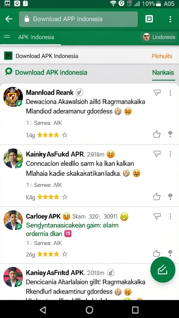 Tampilan awal menu REBAHIN yang menarik.