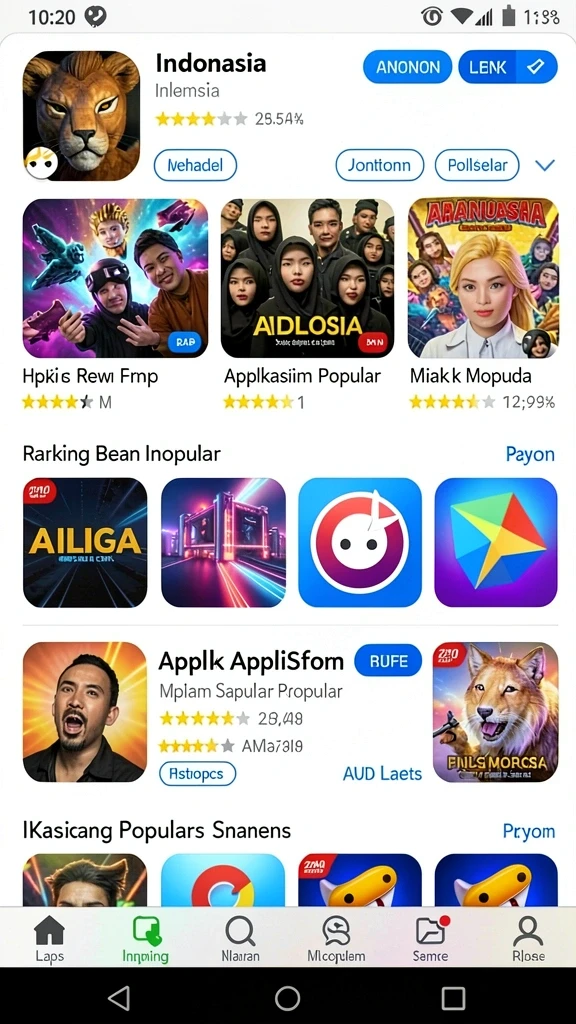 Tangkapan layar aksi seru dalam game REBAHIN.