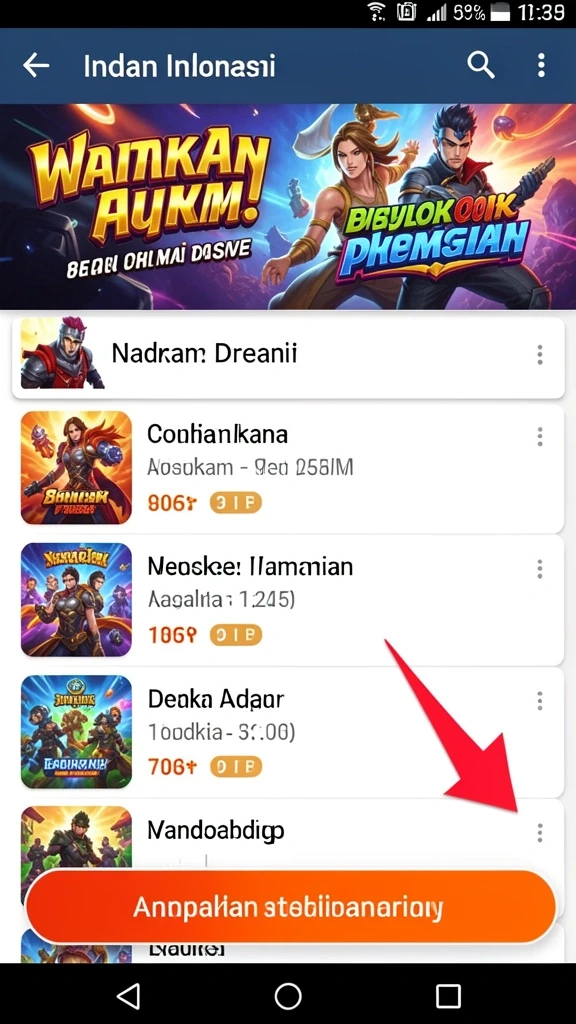 Tampilan antarmuka yang ramah pengguna.