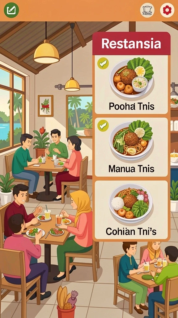 Karakter yang dapat disesuaikan sesuai keinginan pemain.