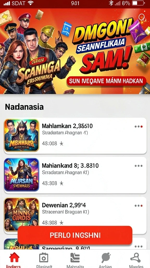 Momen epik saat bertarung melawan bos besar.