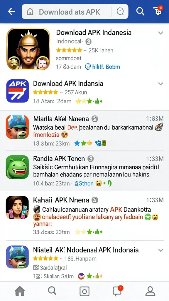 Tampilan awal yang menarik dan mengundang.