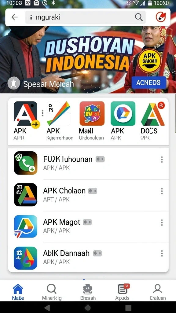 Tampilan grafis yang menawan di RPYYY.