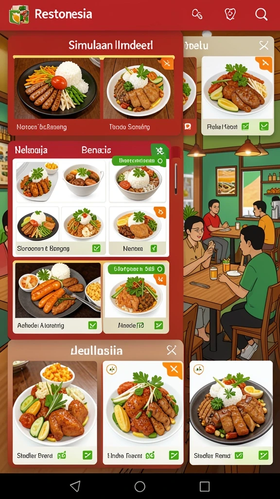 Tampilan antarmuka yang intuitif dan menarik.