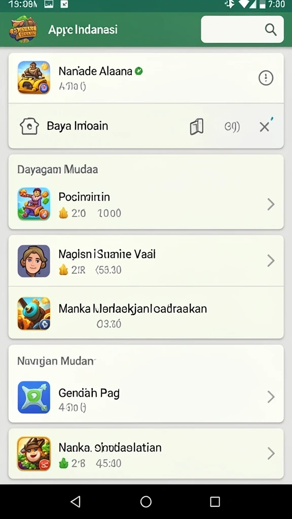 Beragam pilihan permainan untuk semua kalangan.