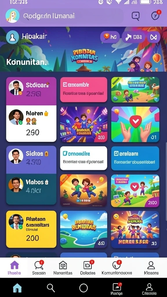 Tampilan antarmuka utama TEGALTOTO yang menarik.