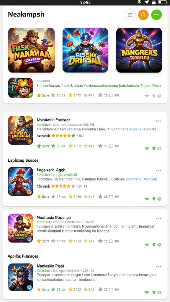 Tampilan antarmuka yang user-friendly dan menarik.