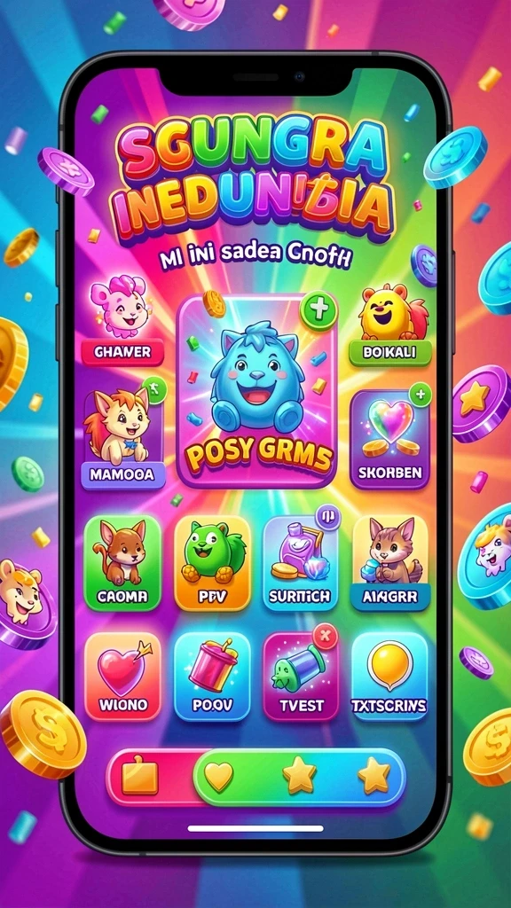 Screenshot menunjukkan pertempuran epik melawan monster.