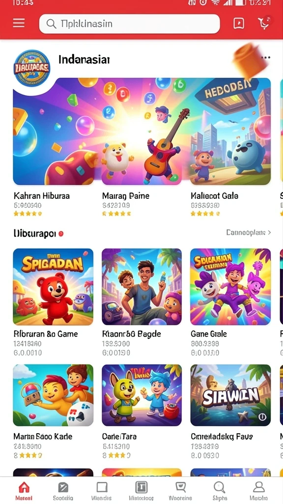 Tampilan layar utama aplikasi ZIATOGEL yang menarik.